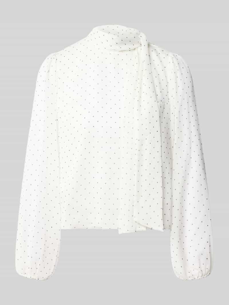 Strikblouse met elastische mouwboorden model 'Dorellie'