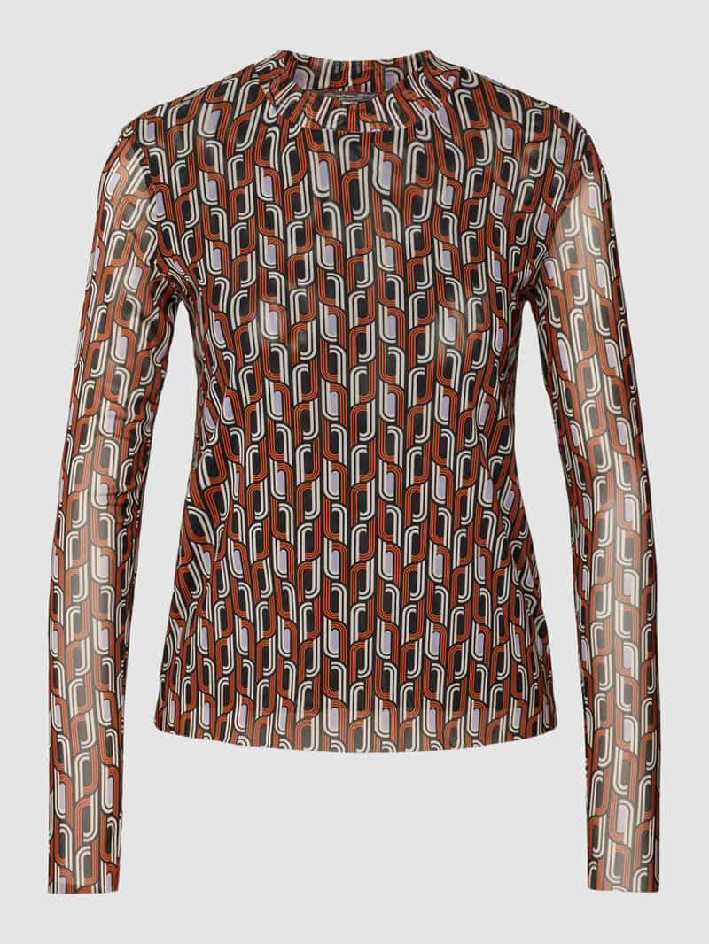 Christian Berg Woman Selection Blouseshirt met all-over motief