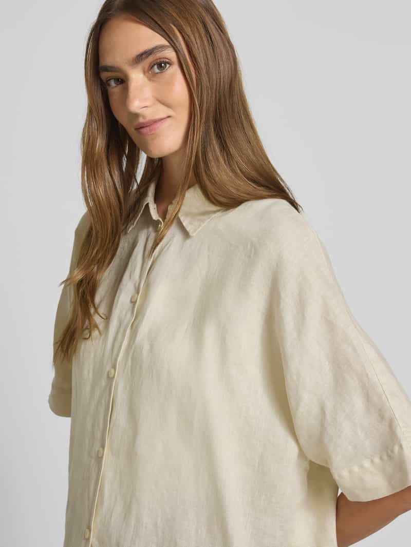 s.Oliver RED LABEL Regular fit blouse van puur linnen