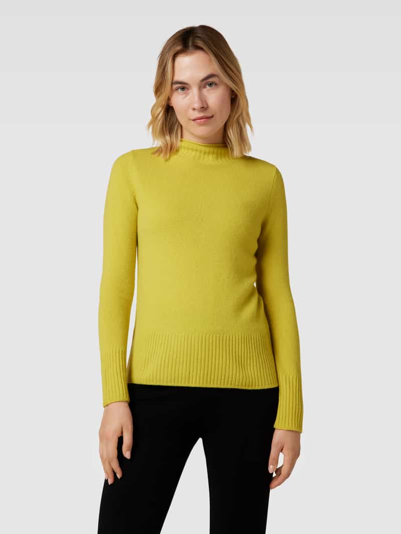 Gebreide trui van wol met opstaande kraag Christian Berg Woman