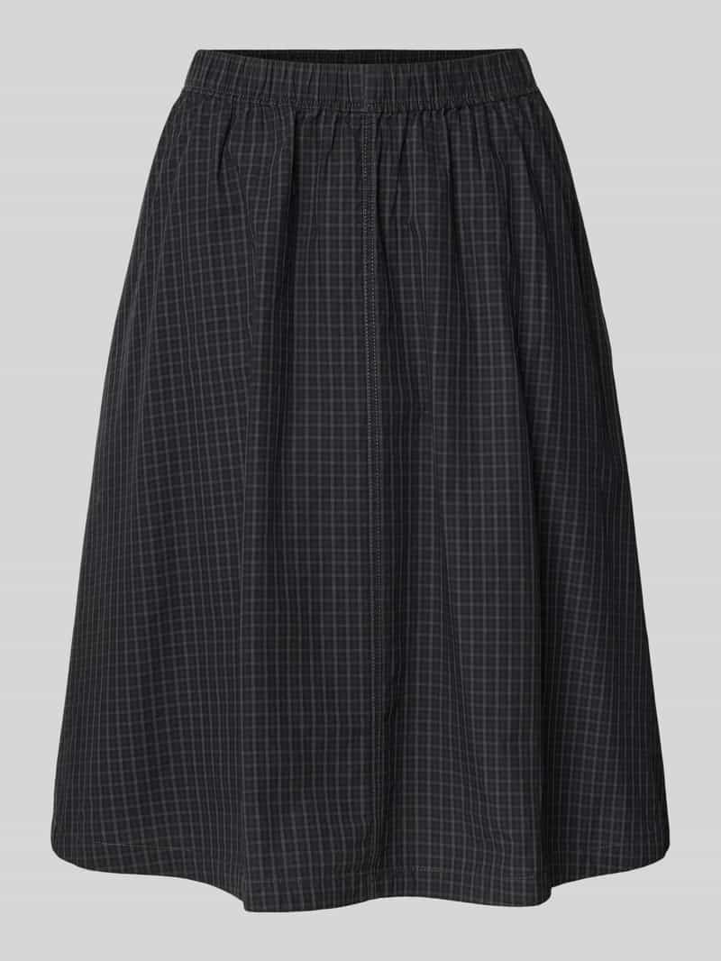 Weekday Knielange rok met steekzakken model 'Tunis'