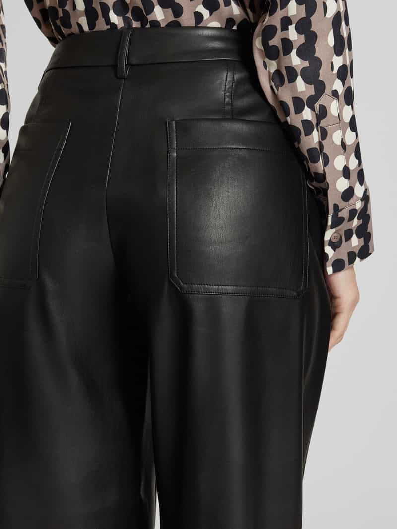 Opus Stoffen broek met Franse steekzakken model 'Maruto'