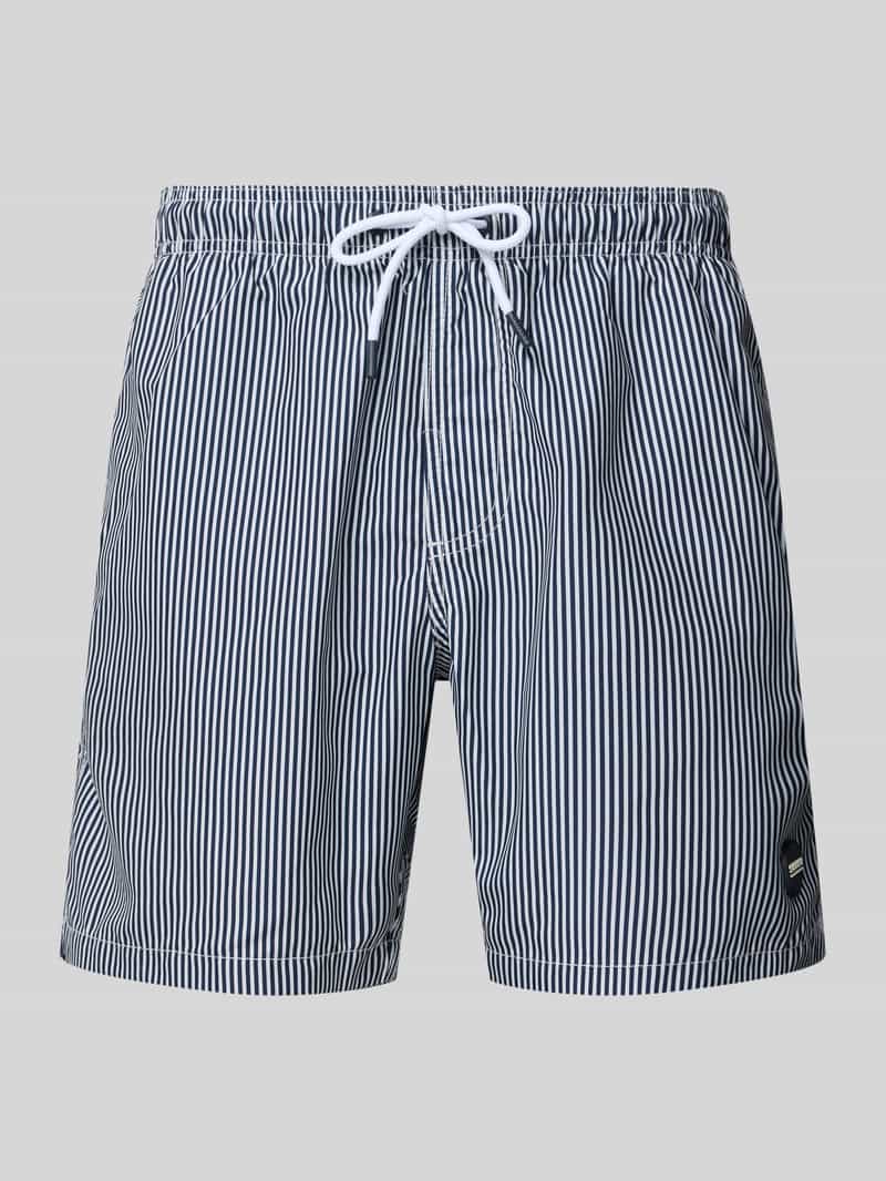 Shiwi Regular fit zwembroek met labelpatch model 'Mike'