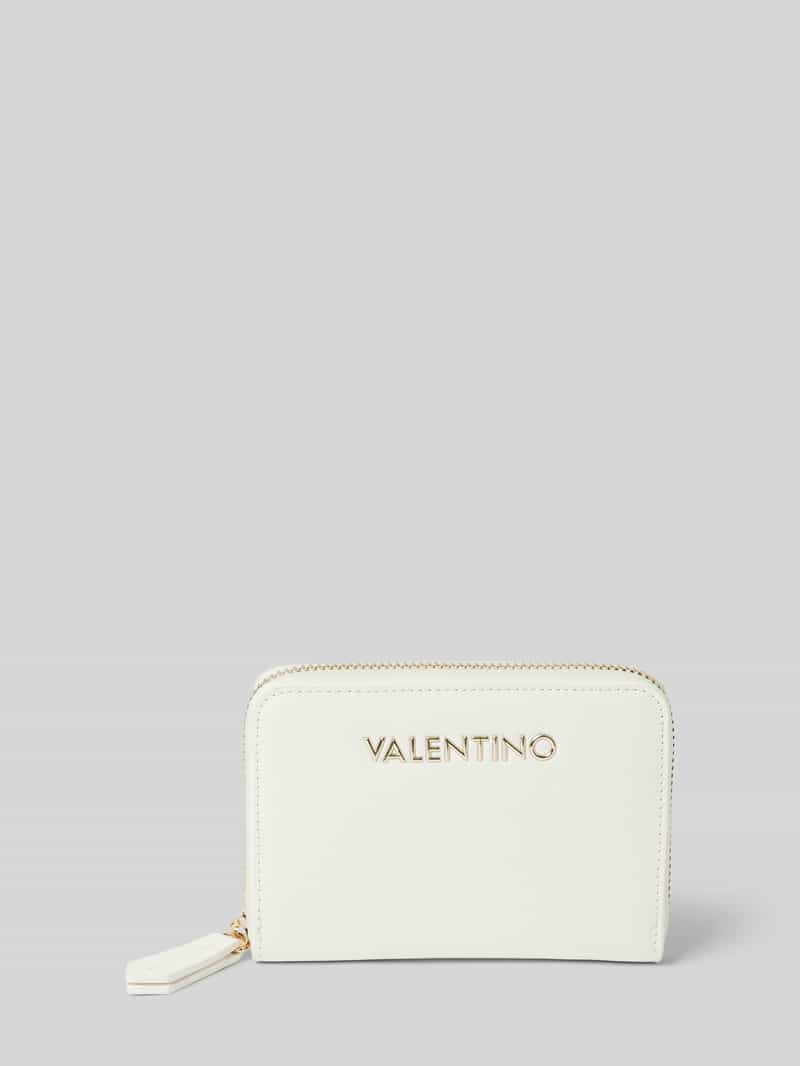 VALENTINO BAGS Portemonnee met labelapplicatie model 'ZERO RE'
