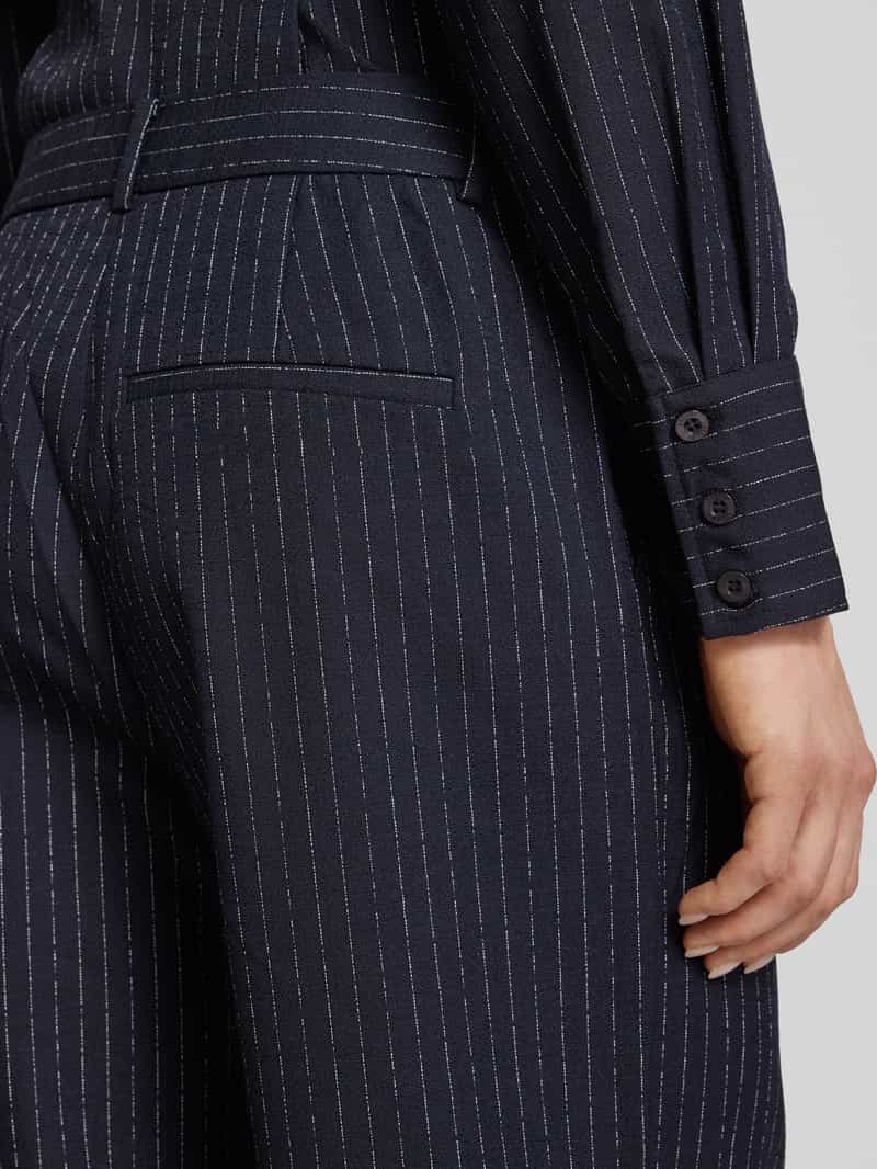 Gestuz Stoffen broek met plooien en viscos model 'Dacia'
