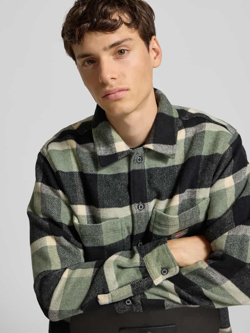 Dickies Regular fit vrijetijdsoverhemd met borstzakken en labeldetail