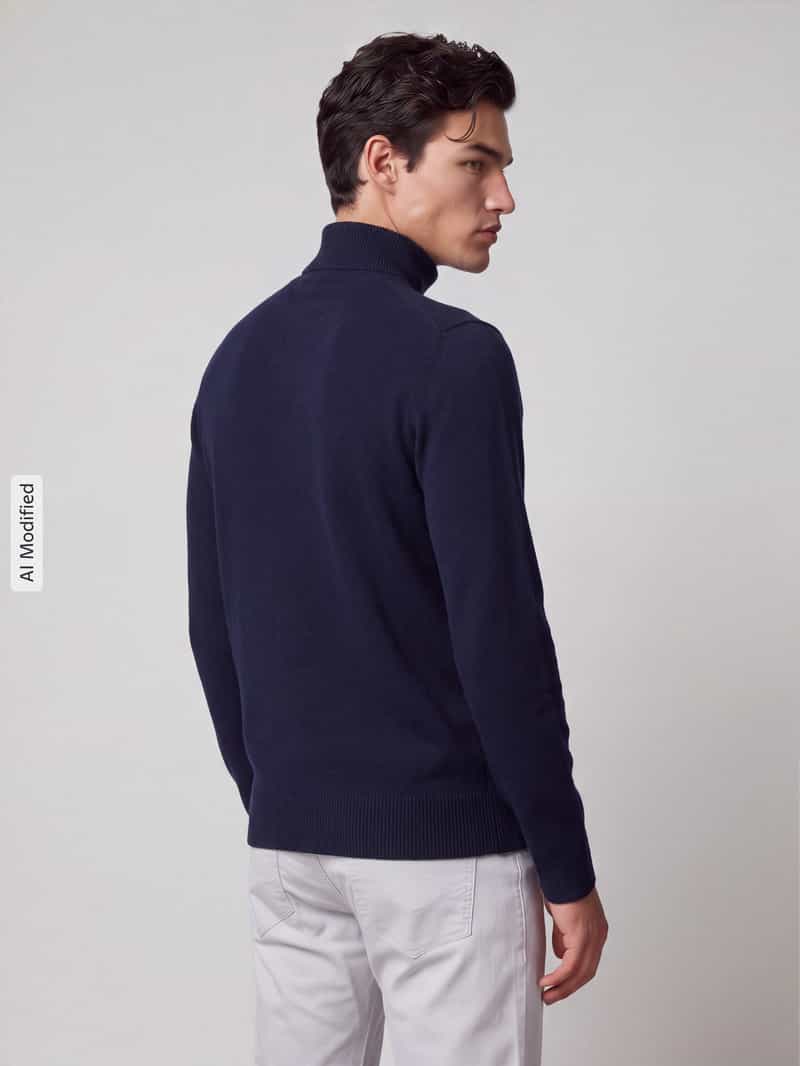 Selected Pullover met col