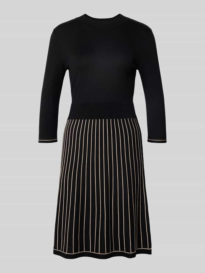 Christian Berg Woman Selection Knielange jurk van viscosemix in gebreide look