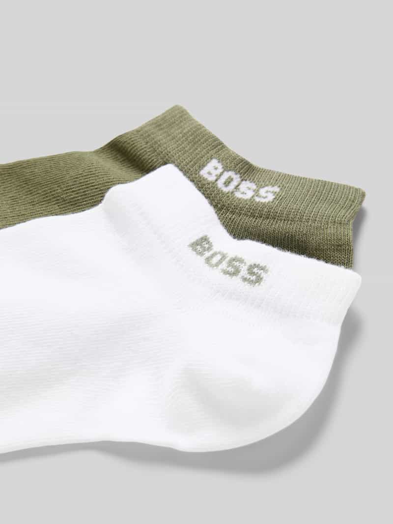 Boss Sneakersokken van katoenmix in een set van 2 paar