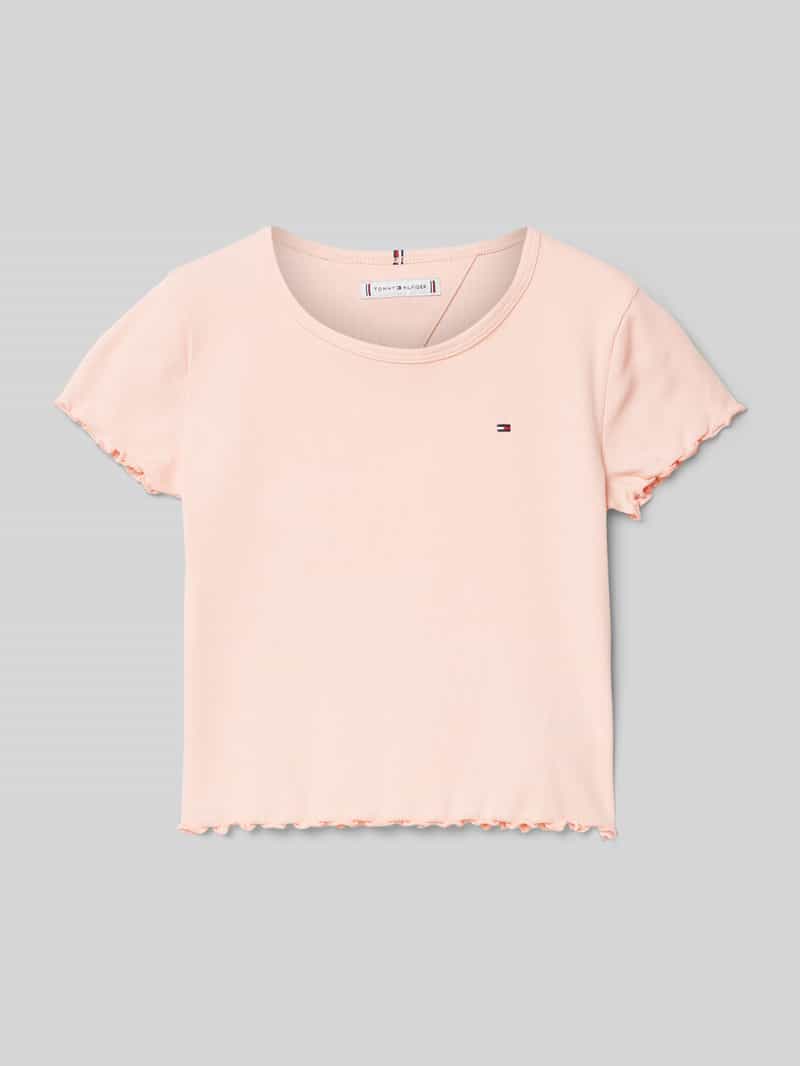 Tommy Hilfiger Teens T-shirt met geschulpte zoom model 'ESSENTIAL'