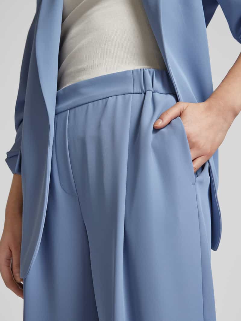 Jake*s Collection Relaxed fit stoffen broek met elastische band
