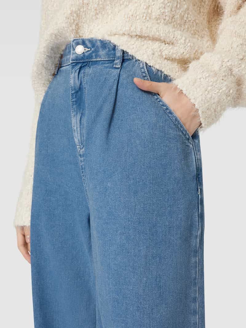 Noisy May Flared jeans met knoop- en ritssluiting model 'KENJA'