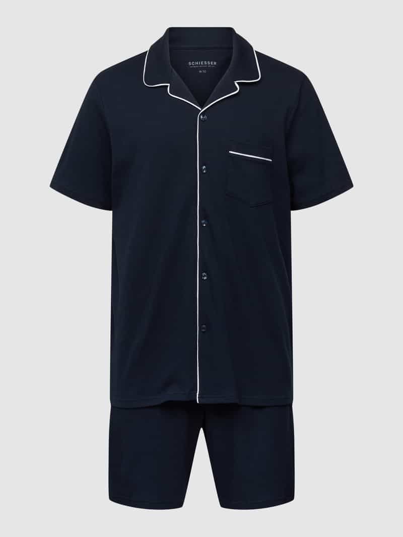 Schiesser Pyjama met contraststrepen