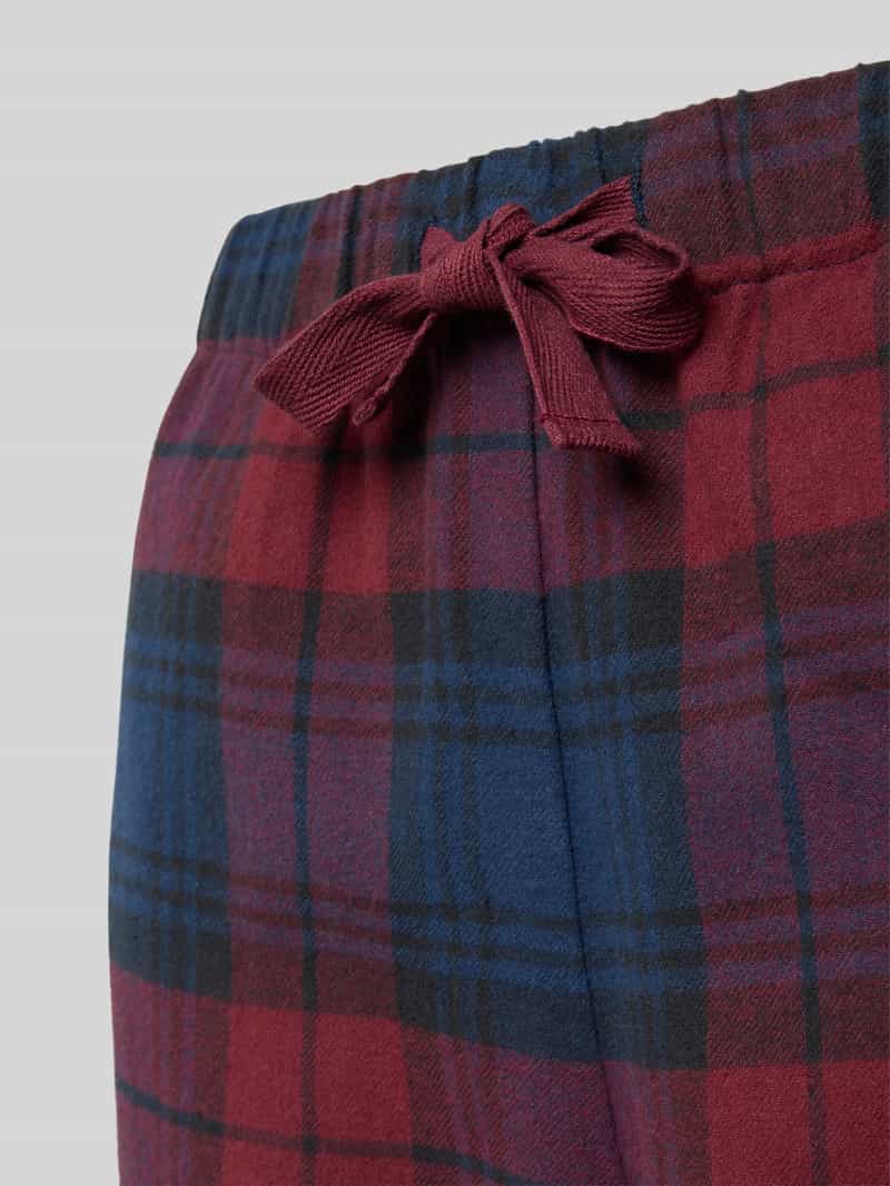 Jake*s Casual Wide leg pyjamabroek met tunnelkoord