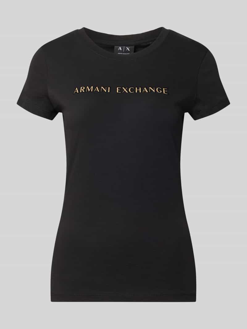 Slim fit t-shirt van puur katoen