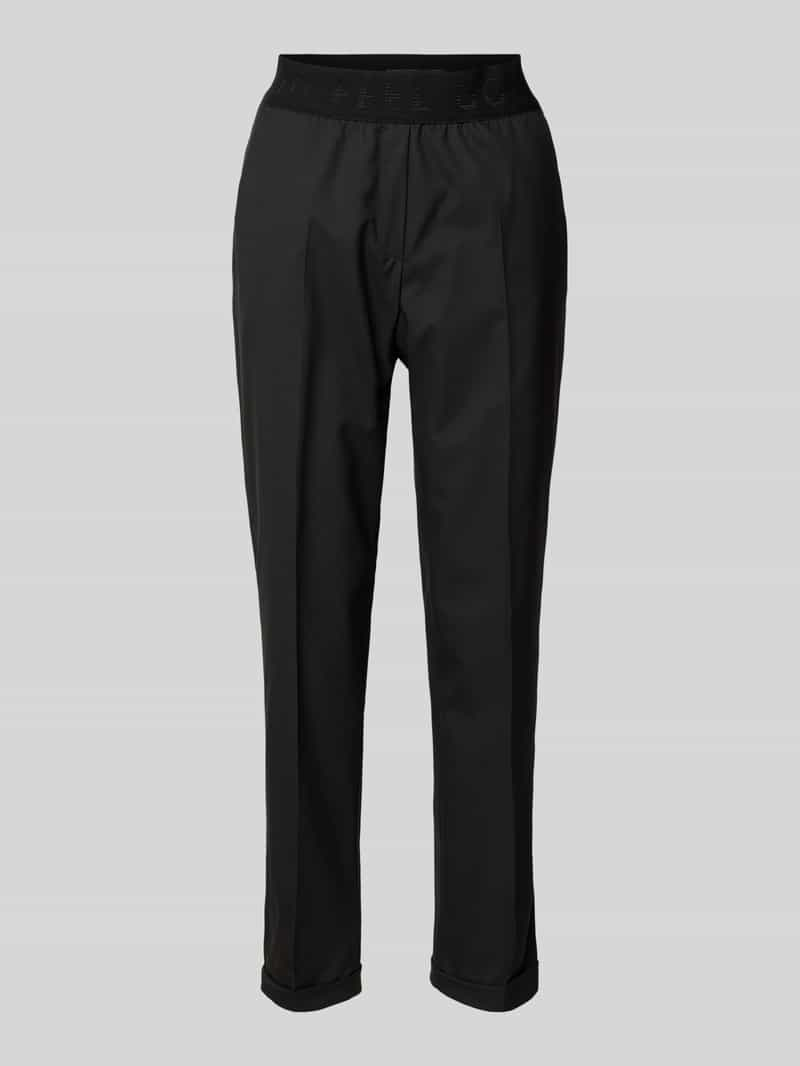 BRAX Tapered fit stoffen broek met persplooien, model 'Maron'