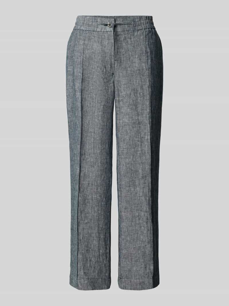 Opus Stoffen broek met verkorte pasvorm model 'Maikito'