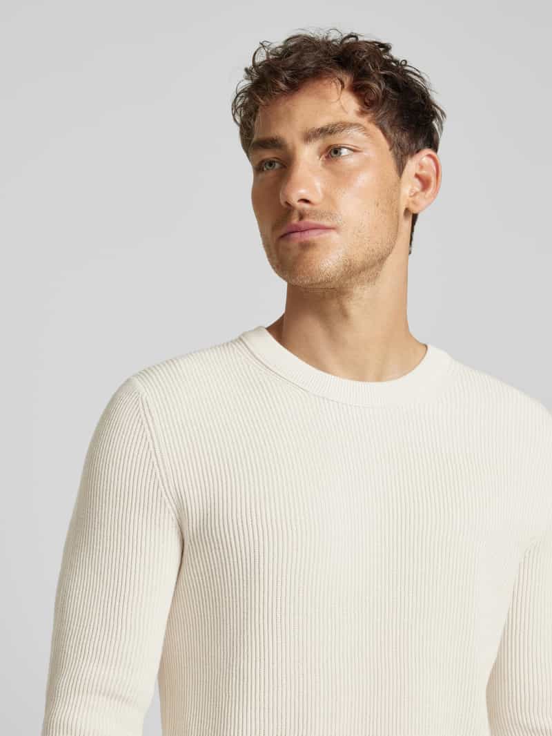 JAKE*S STUDIO MEN Gebreide pullover met ronde hals