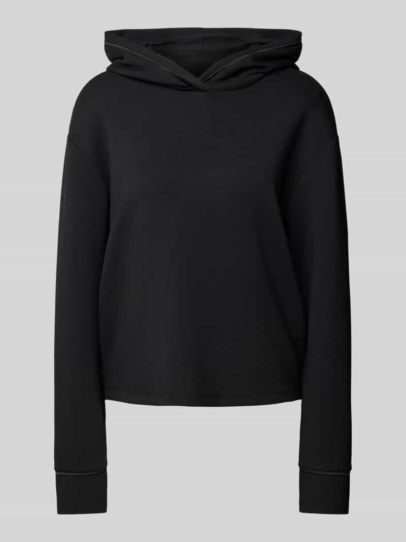 comma Oversized hoodie met elastische mouwboorden
