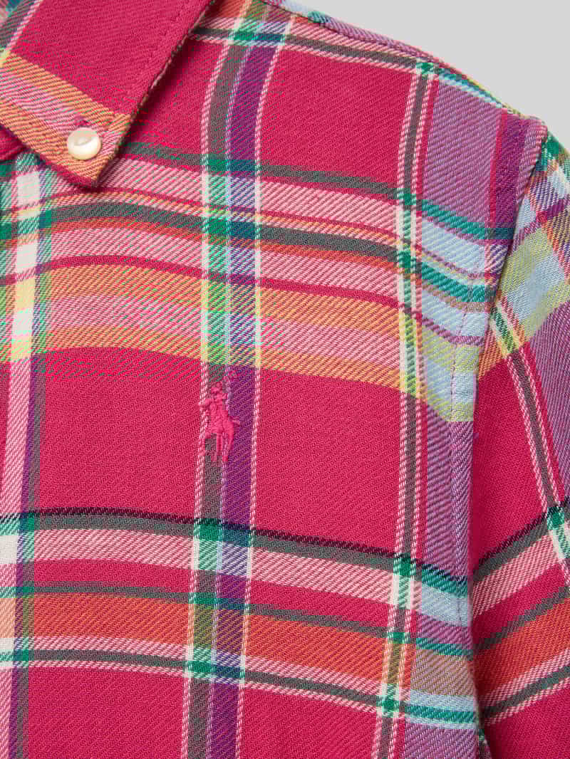 Polo Ralph Lauren Teens Mini-jurk met knoopsluiting