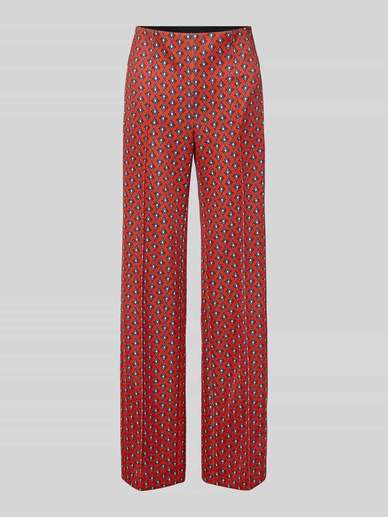 Marc Cain Broek in all-over look met elastische band