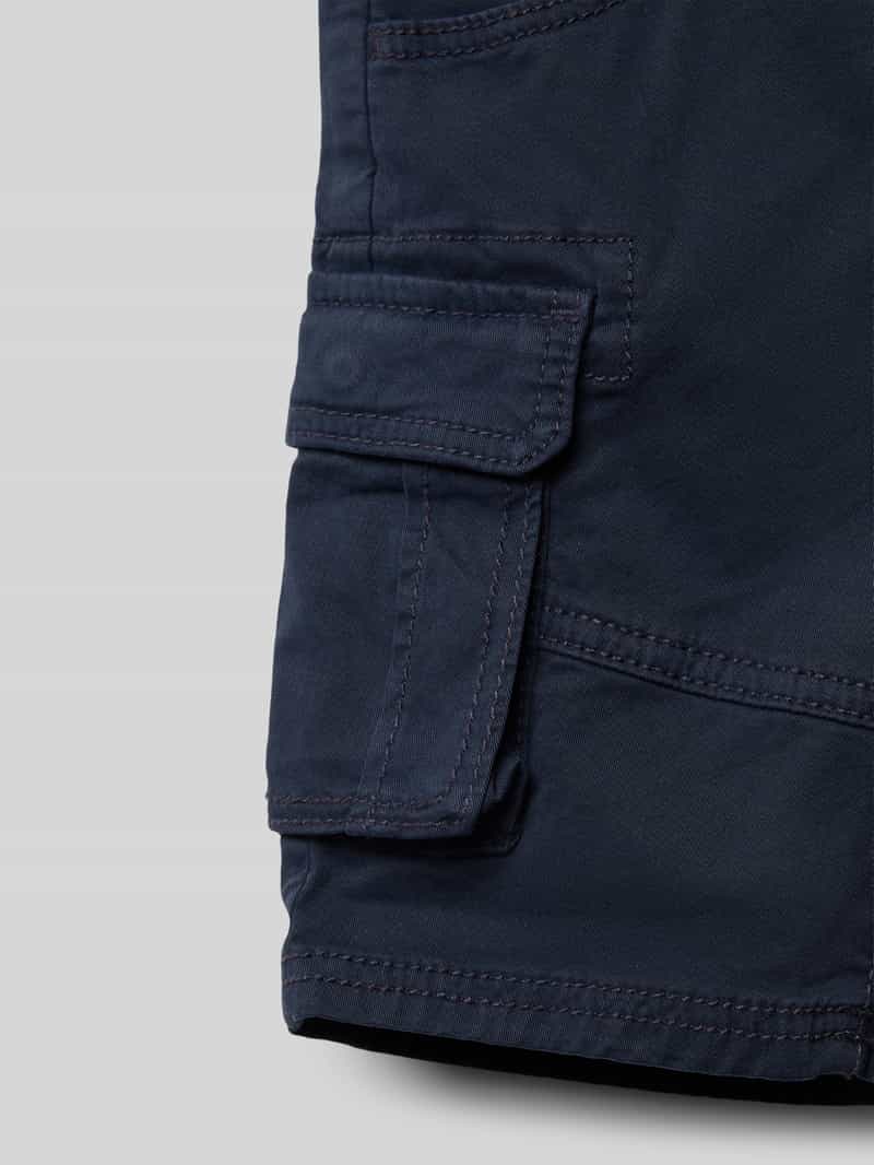 s.Oliver RED LABEL Slim fit top korte cargobroek van katoenmix