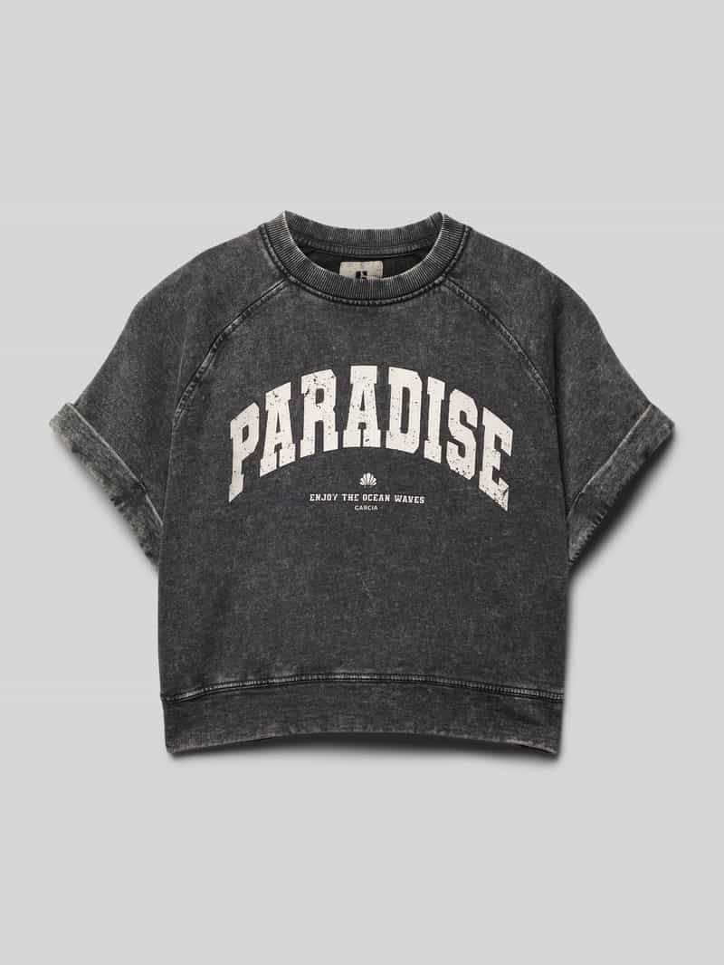 Garcia T-shirt met labelprint