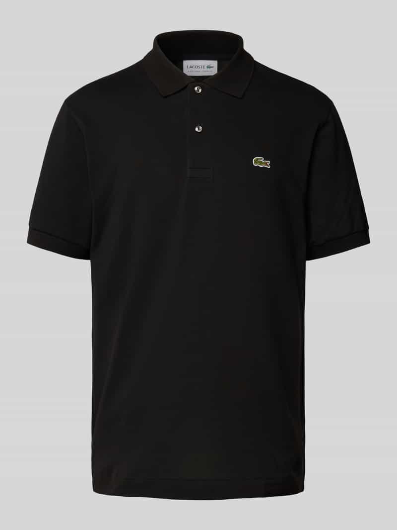 Lacoste Classic fit poloshirt met labelbadge