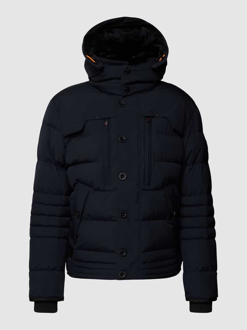 Gewatteerd jack met labelpatch Wellensteyn