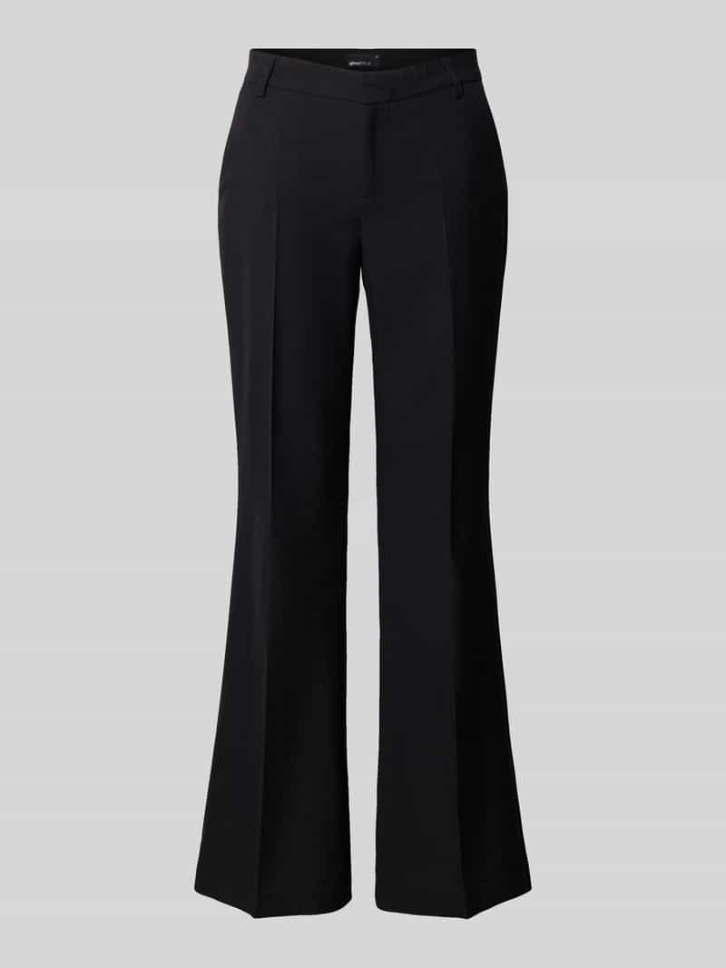 Gina Tricot Bootcut stoffen broek met persplooien
