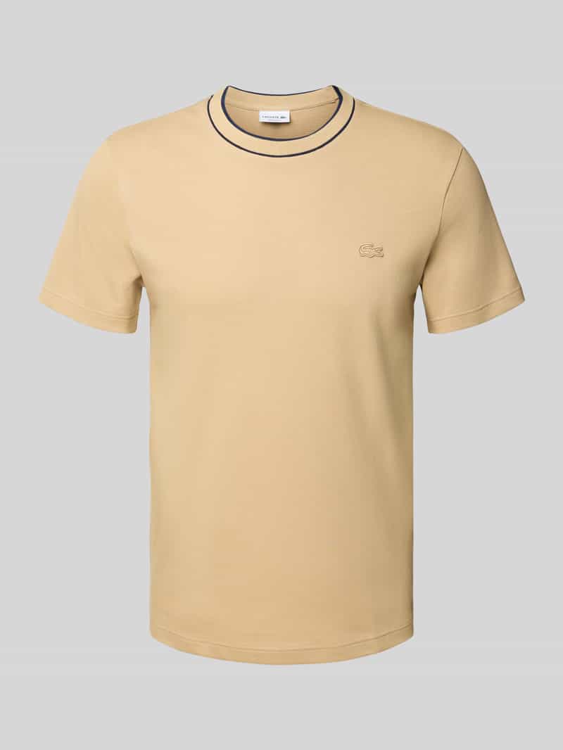 Lacoste Regular fit T-shirt van katoenmix