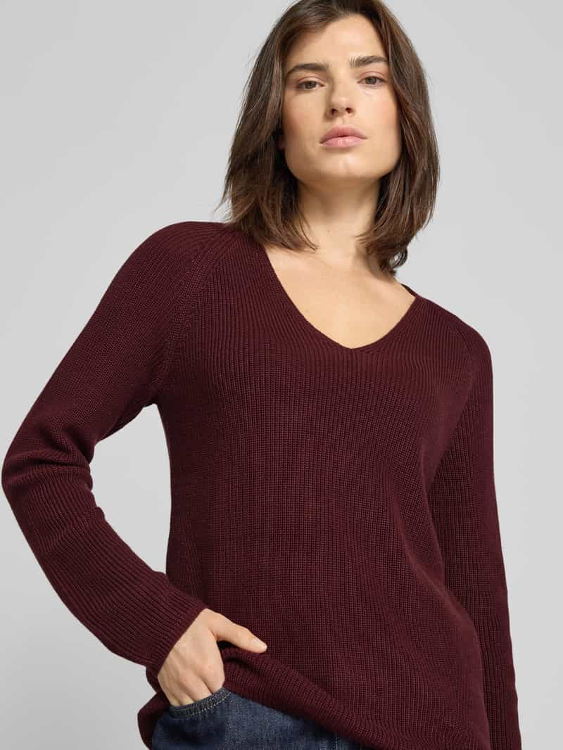 Zero Gebreide pullover met V-hals