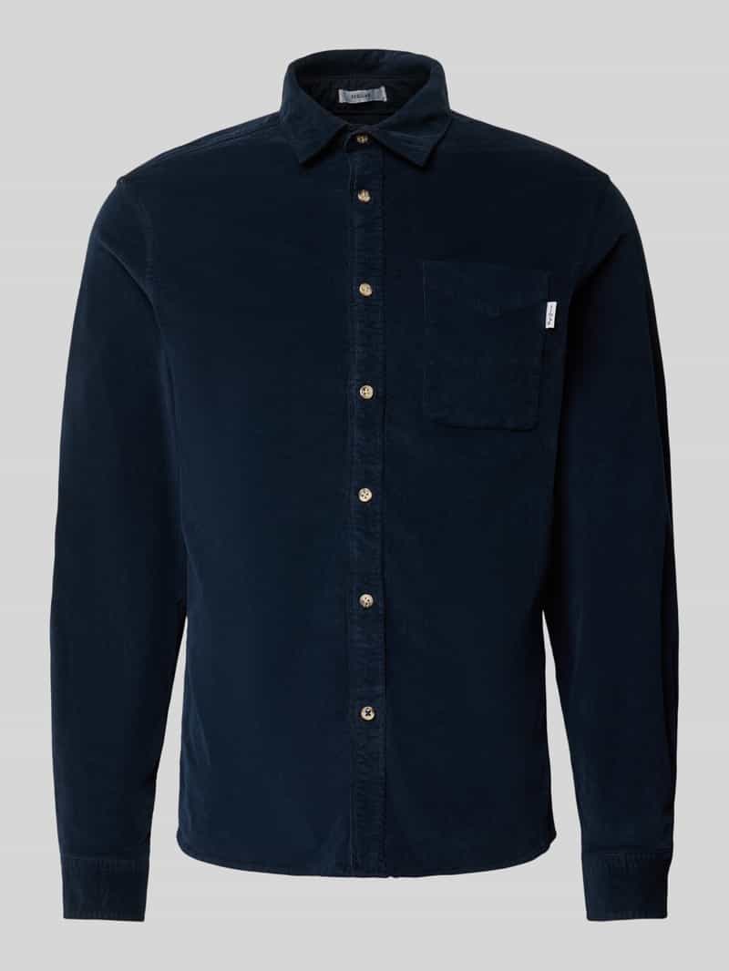 Pepe Jeans Regular fit vrijetijdsoverhemd van katoenmix model 'CLAYTON'