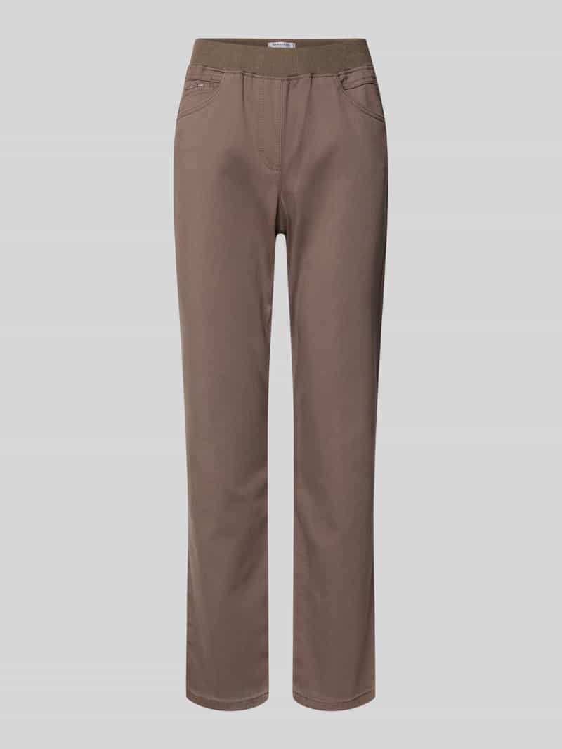 Raphaela By Brax Stoffen broek met elastische band model 'PAMINA'