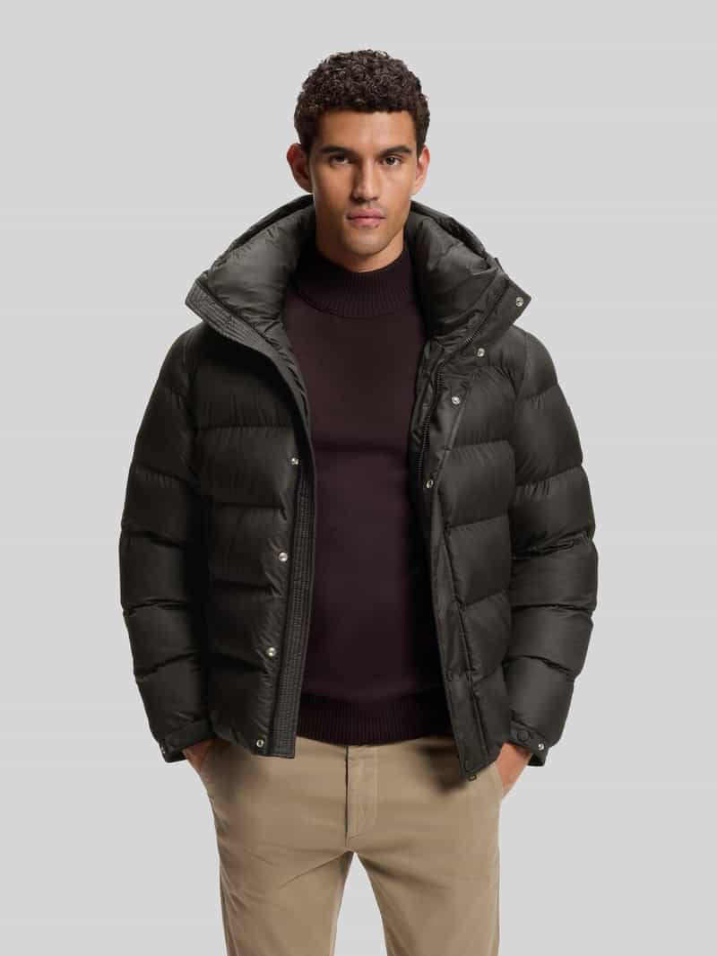Boss Orange Regular Fit gewatteerd jack met capuchon model 'Omaris'