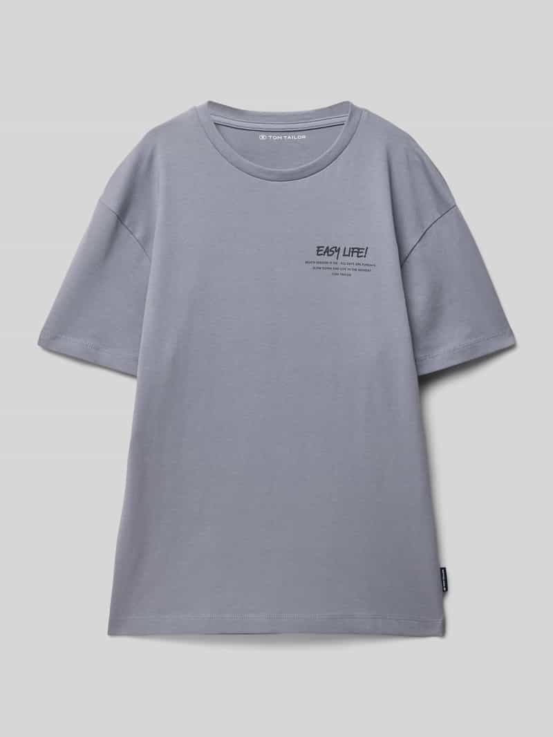 Tom Tailor Oversized T-shirt van puur katoen