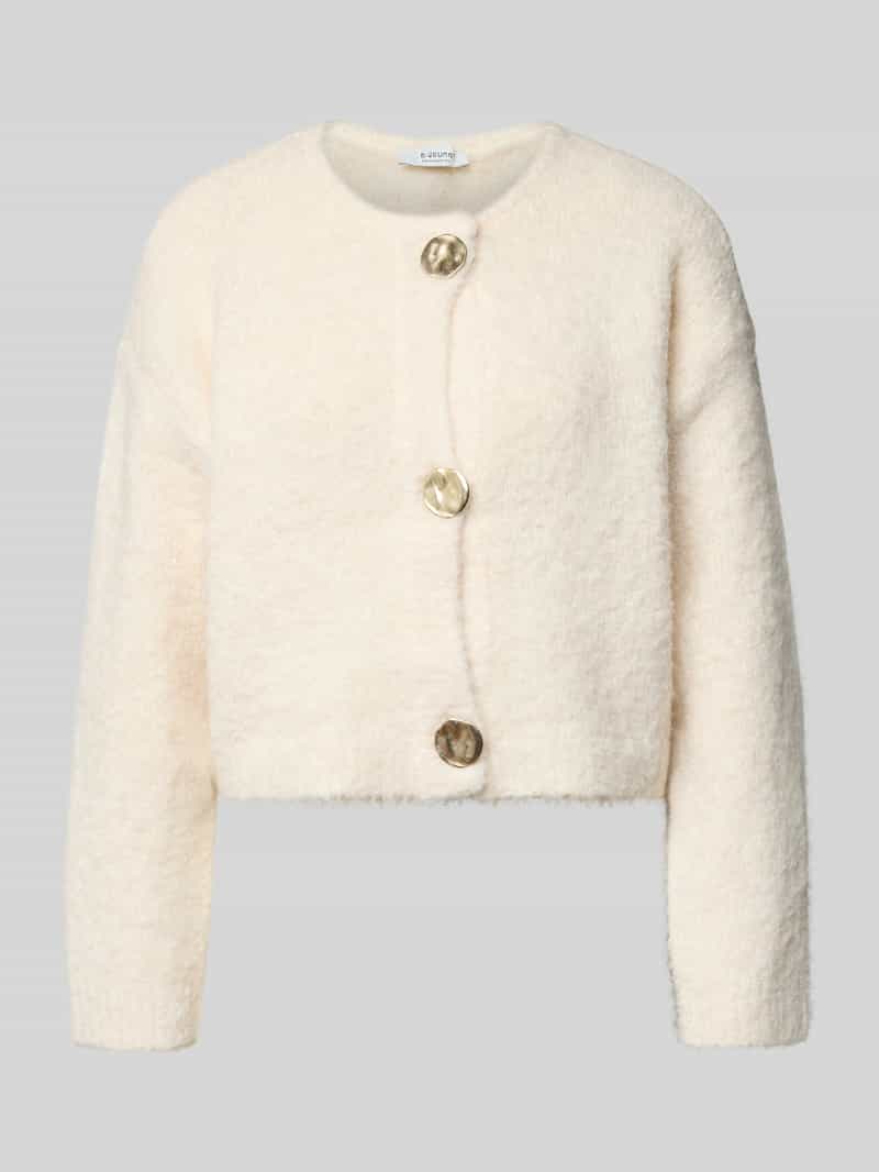 b.Young Gebreid jack met ronde hals model 'Omanta'