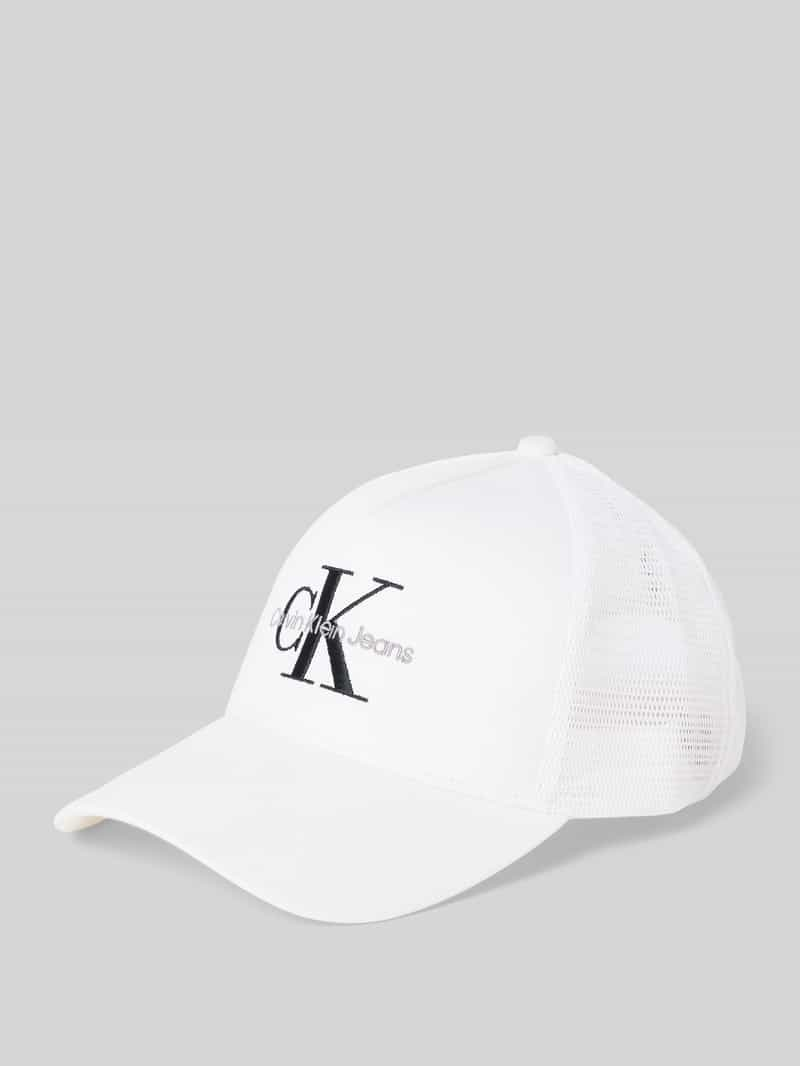 CK Calvin Klein Baseballpet met labelstitching