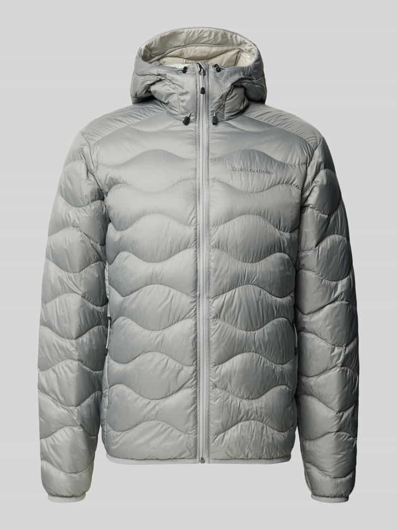 Peak Performance Slim fit gewatteerd jack met capuchon model 'Helium'