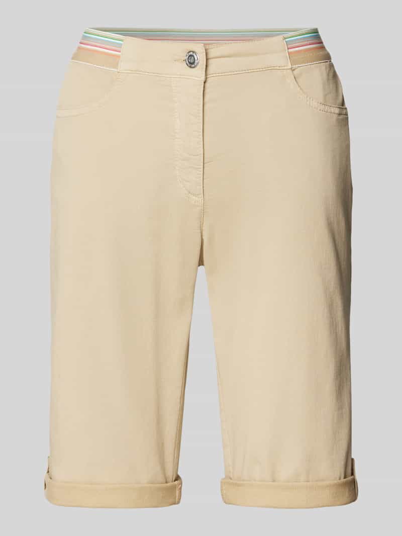 TONI Regular fit bermuda met elastische band model 'SUE'