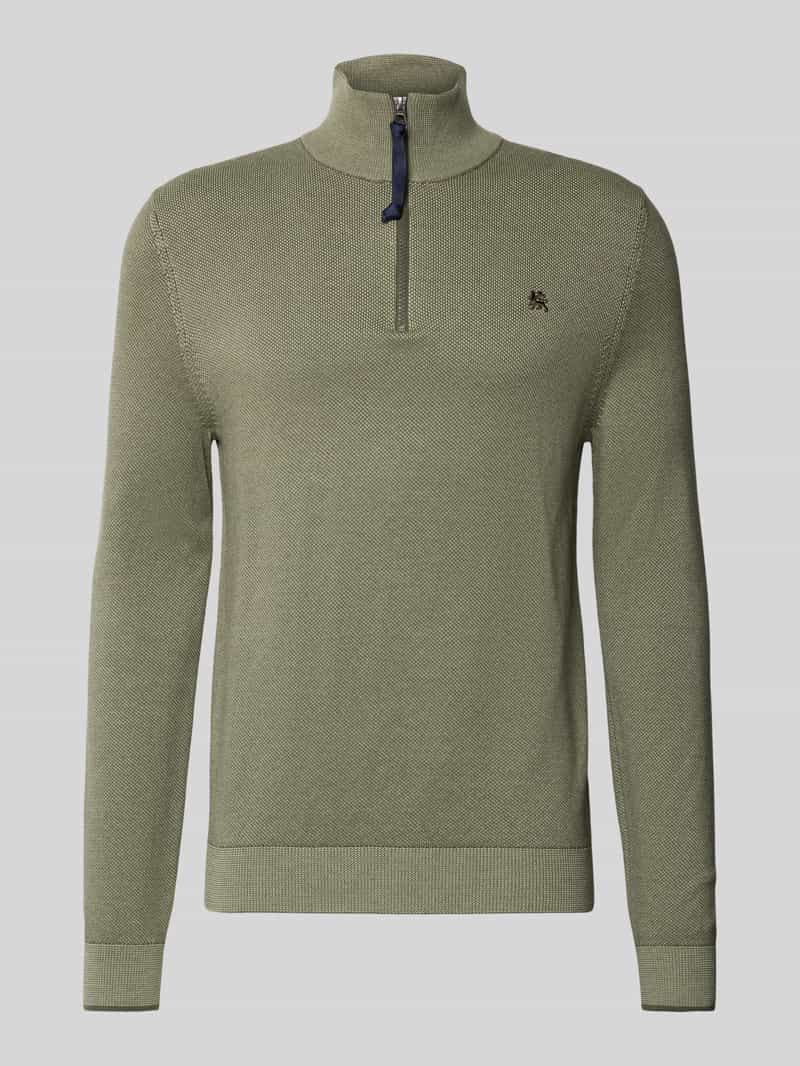 Lerros Gebreide pullover met schipperskraag