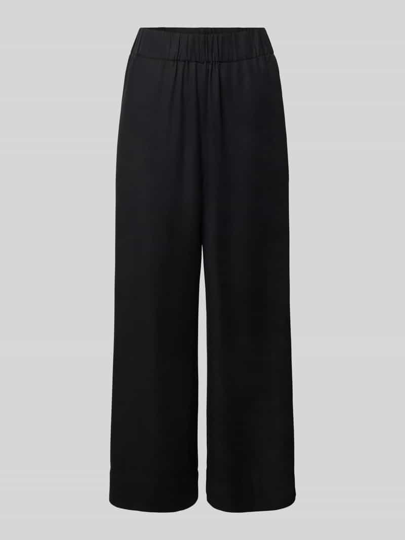 Marc O'Polo DENIM Wide leg stoffen broek met verkort model