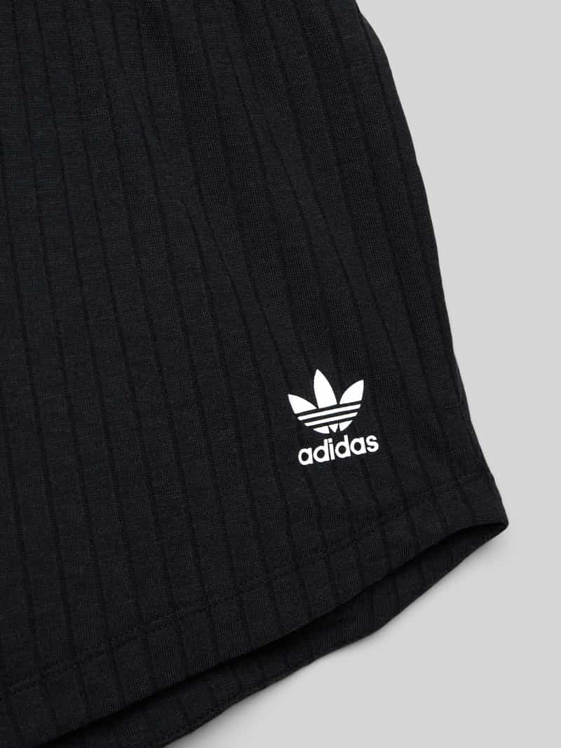 adidas Originals Regular fit korte broek met labelprint