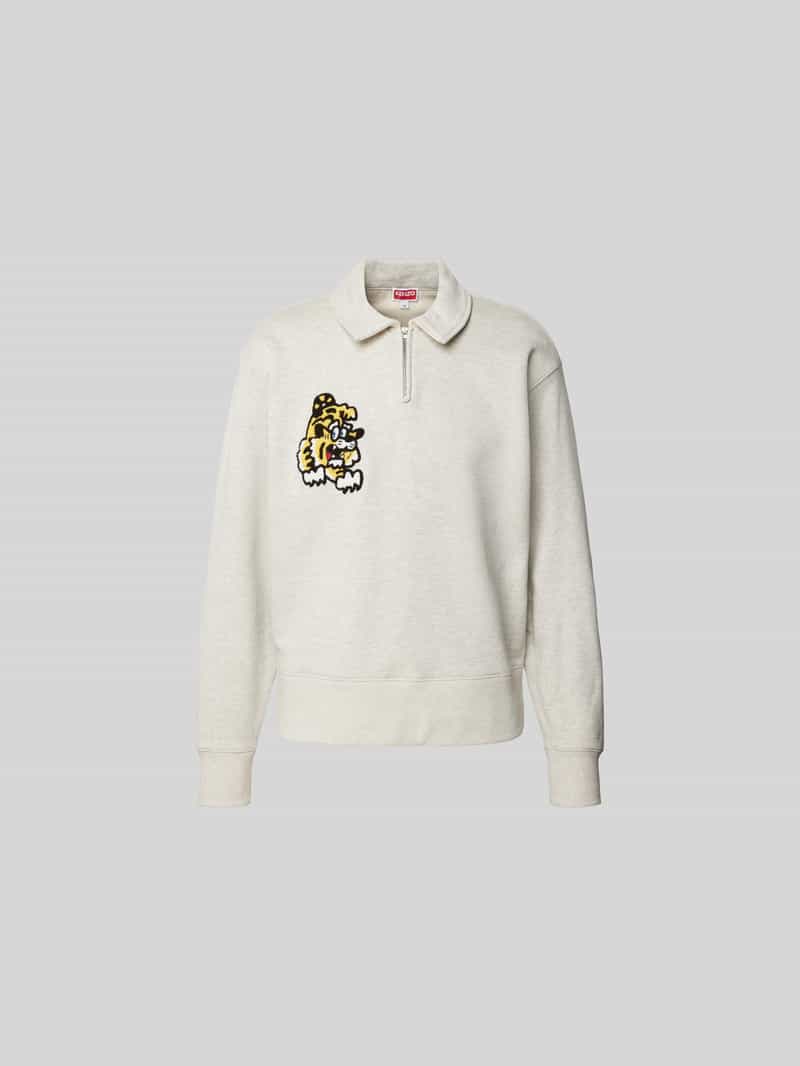 Sweatshirt met motiefdetail