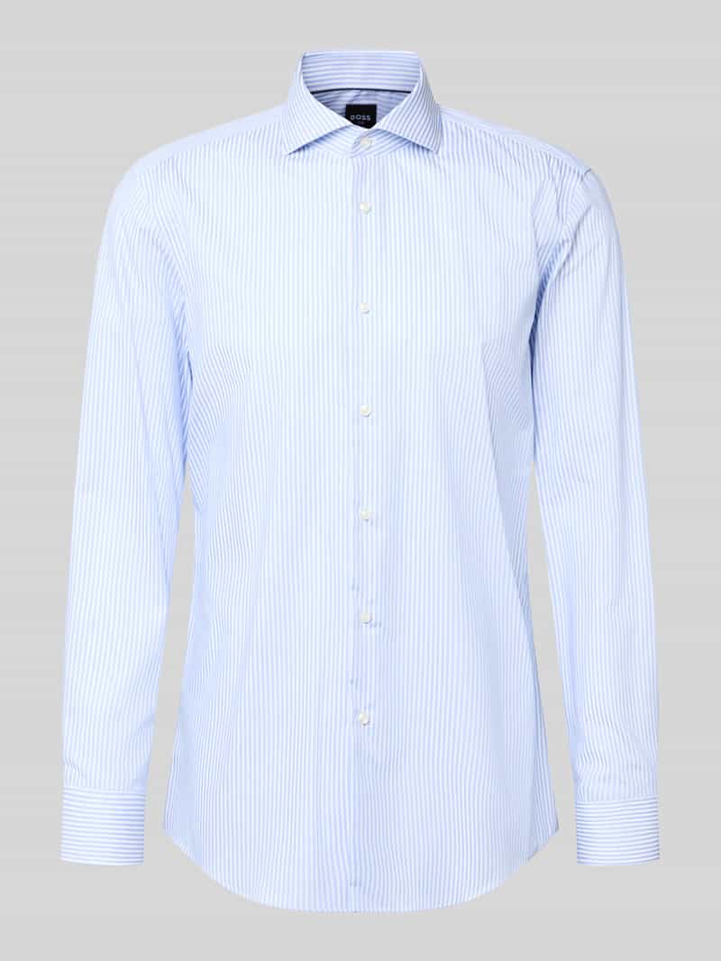 Slim fit zakelijk overhemd van pure katoen model 'HANK'