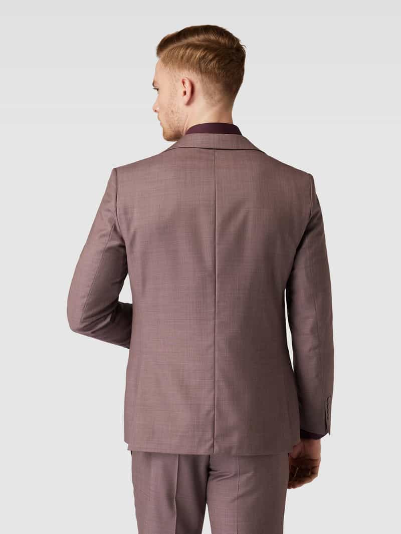 -knoops colbert van wol met reverskraag Wilvorst