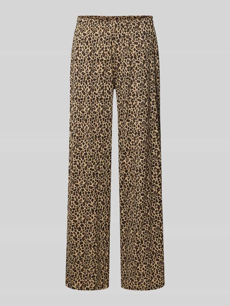 s.Oliver RED LABEL Regular fit pyjamabroek van een mix van katoen en viscose model 'LEO LOVE'