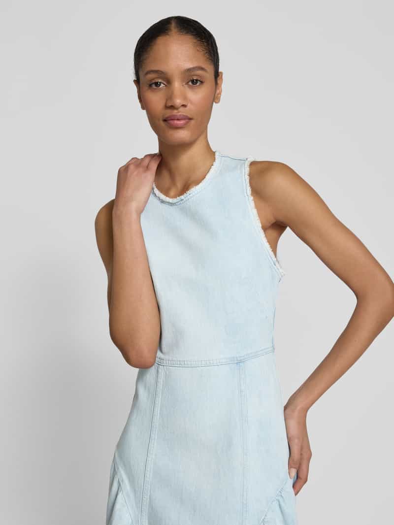 Ivy Oak Jeansjurk met franjes model 'MARCA ANN'
