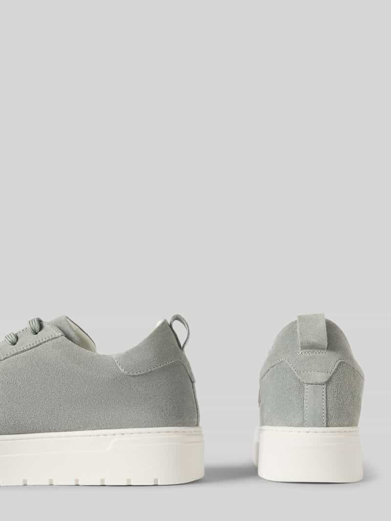 Antony Morato Sneakers van leer met labeldetail