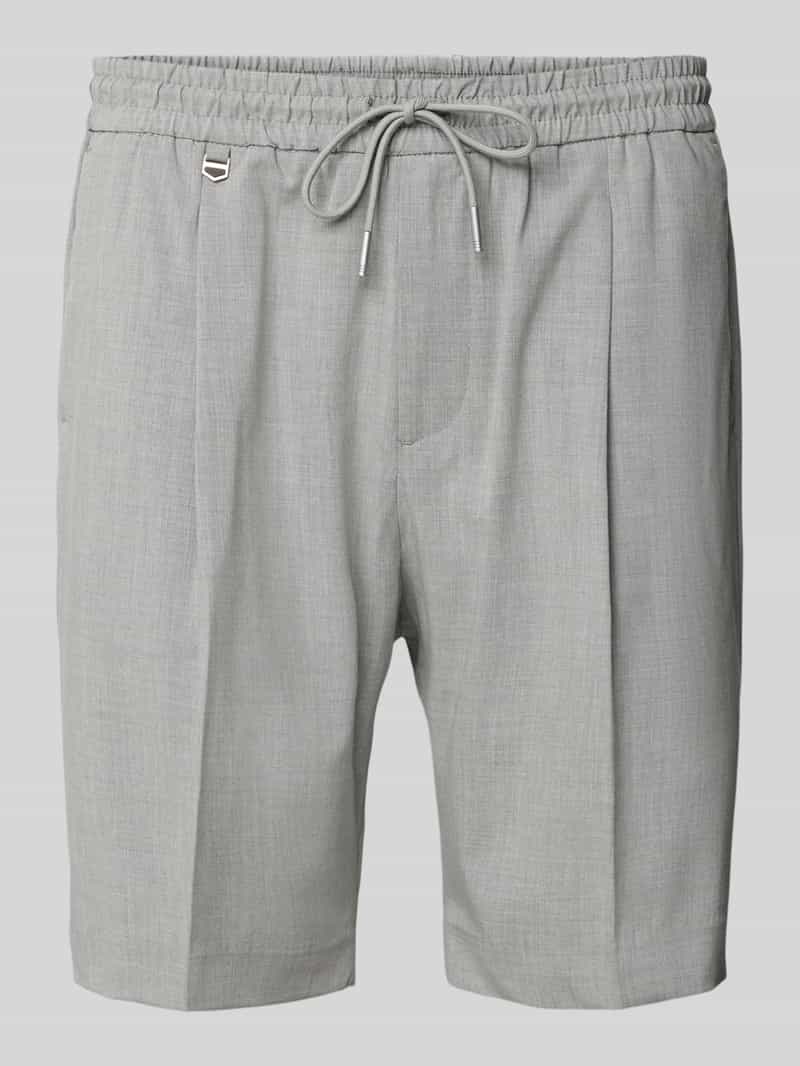 Antony Morato Regular fit korte broek met bandplooien model 'NEIL'